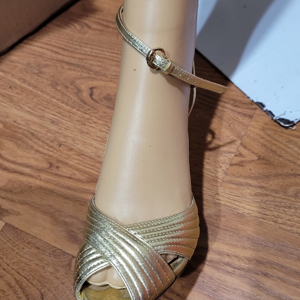 ♥️Auth GUCCI sandals Sexy Elegant heel shoe sz 34C ♥️ - Picture 14 of 16